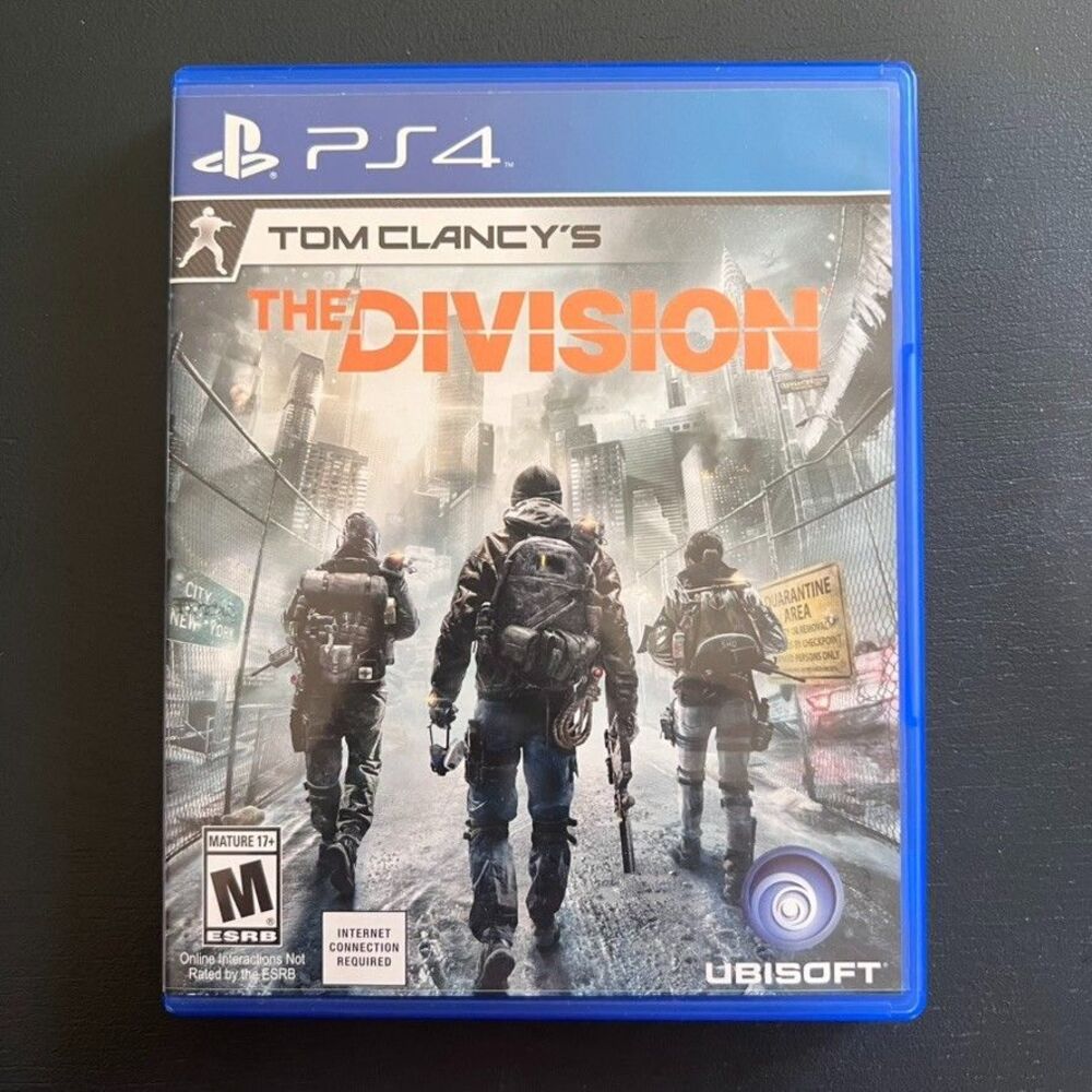 Tom Clancy's The Division Sony Playstation 4‎ PS4 Video Game 2016 Disc and Case